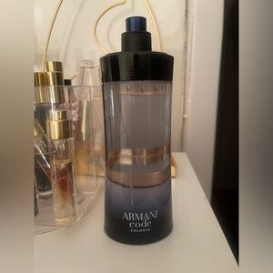 Armani Code Colonia 6.7 bottle. Used (sprayed 1 to 2 times). No top